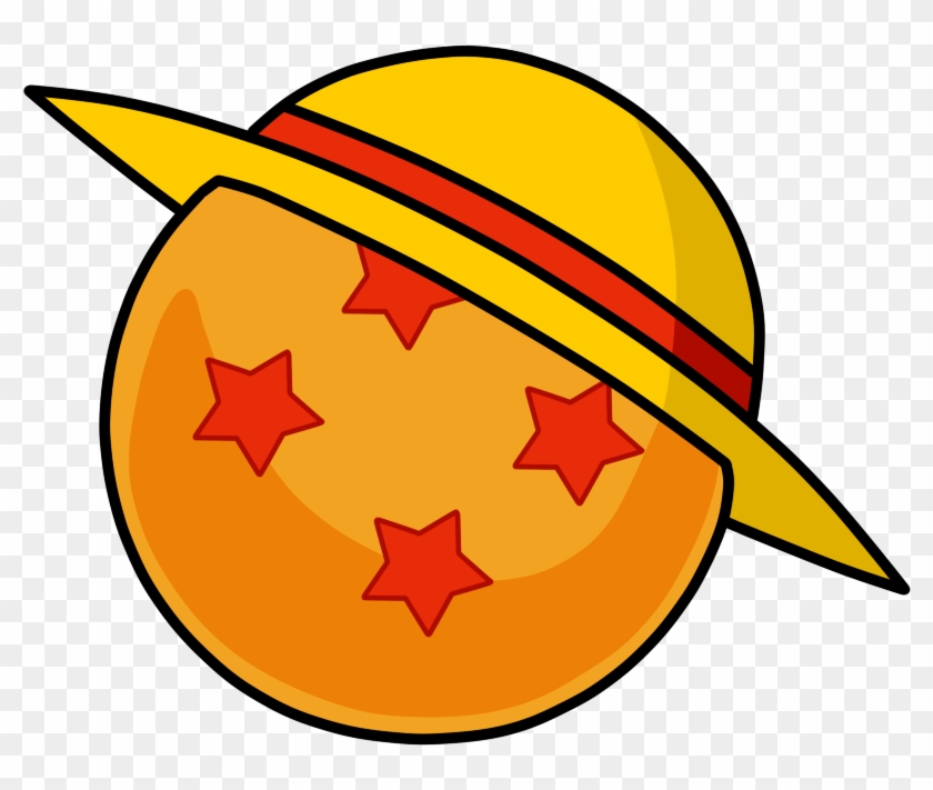 Dragon Ball X One Piece Logo If You Post This Anywhere, - Dragon Ball Straw Hat #1222142