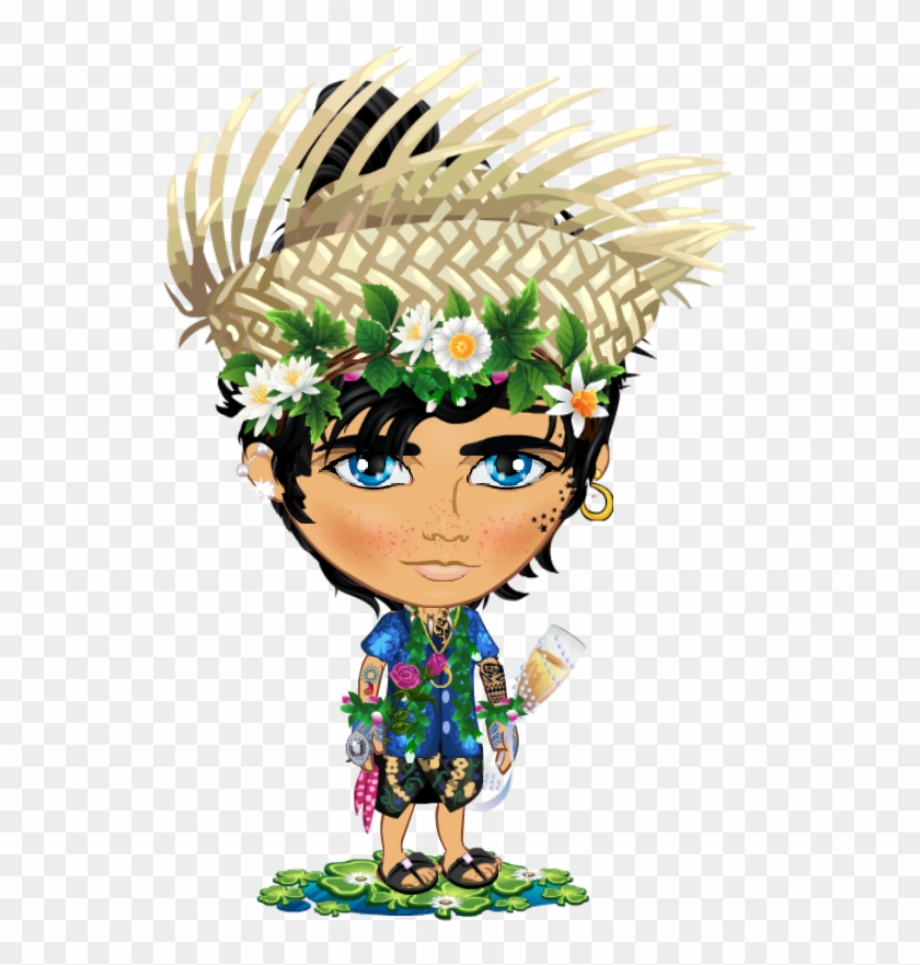 Hawaiian Straw Hat Something New - Illustration #1222163