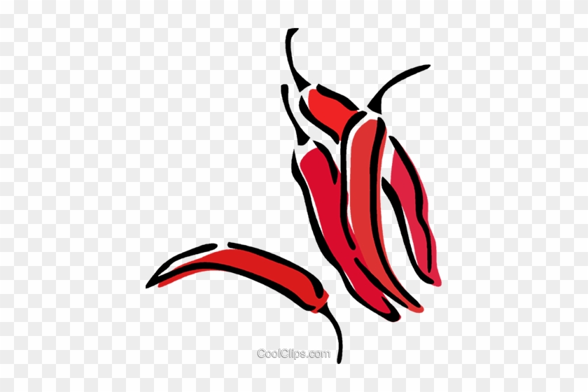 Hot Peppers Royalty Free Vector Clip Art Illustration - Hot Peppers Royalty Free Vector Clip Art Illustration #1222208