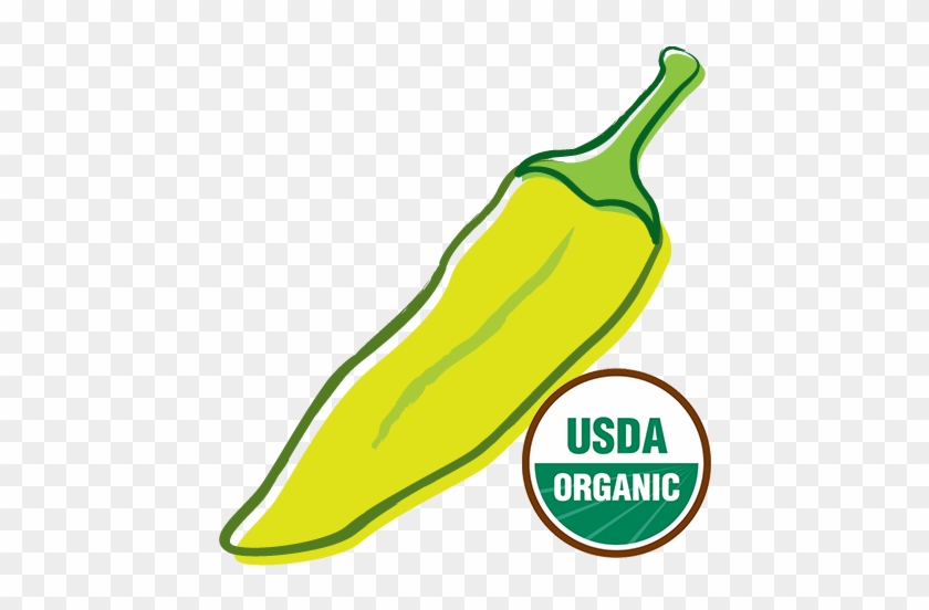 Organic Hot Wax Pepper - Usda Organic #1222221