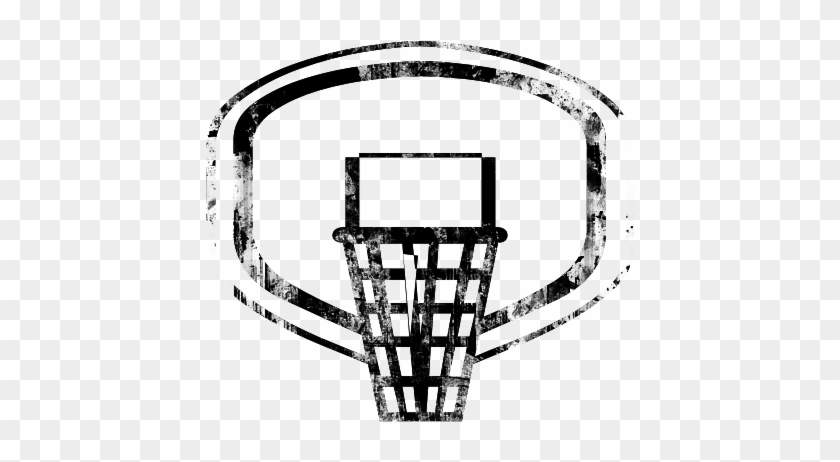 Basketball Hoop White Png #1222235