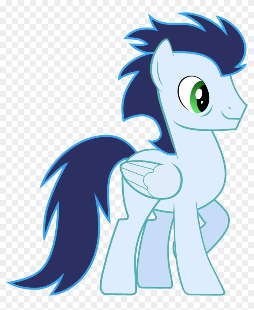 Happy Soarin Suitless By Baumkuchenpon - Mlp Soarin #1222315