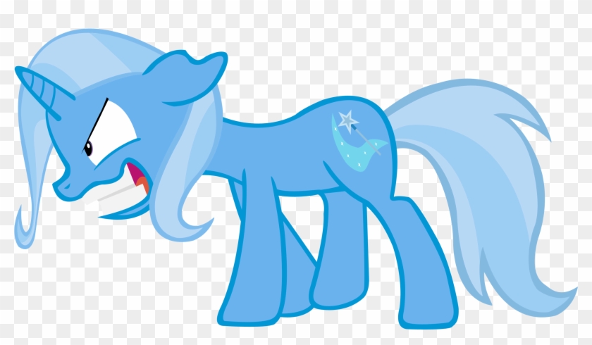 Pony Horse Blue Mammal Vertebrate Horse Like Mammal - Cartoon #1222323
