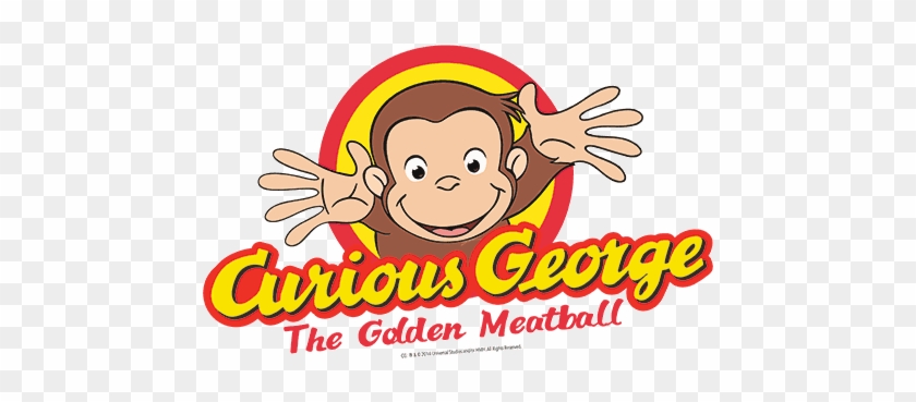 Curious George With Balloons Png Download - Curious George The Golden Meatball #1222336