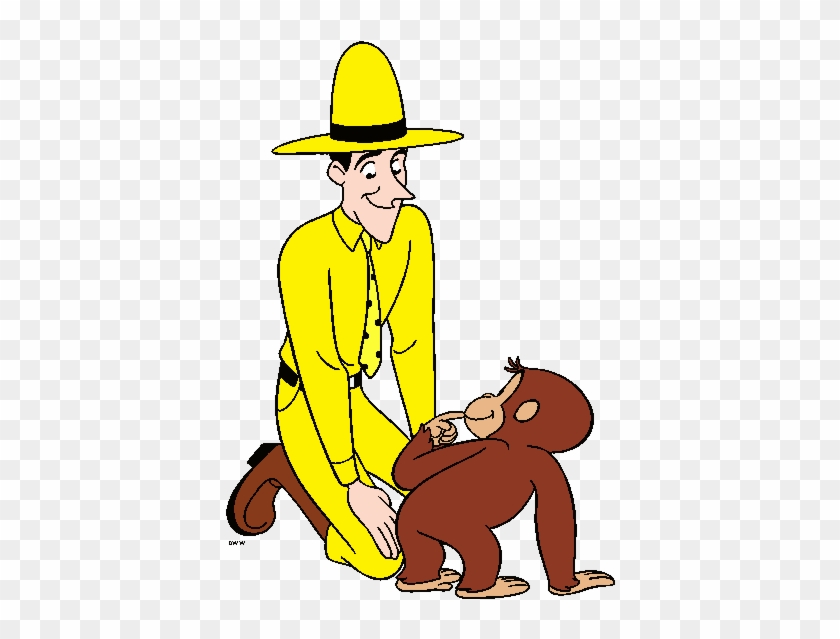 Curious George Clipart - Curious George And Man In The Yellow Hat #1222359