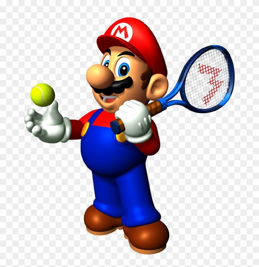 Smash Clipart Tennis - Mario Tennis 64 Mario #1222372
