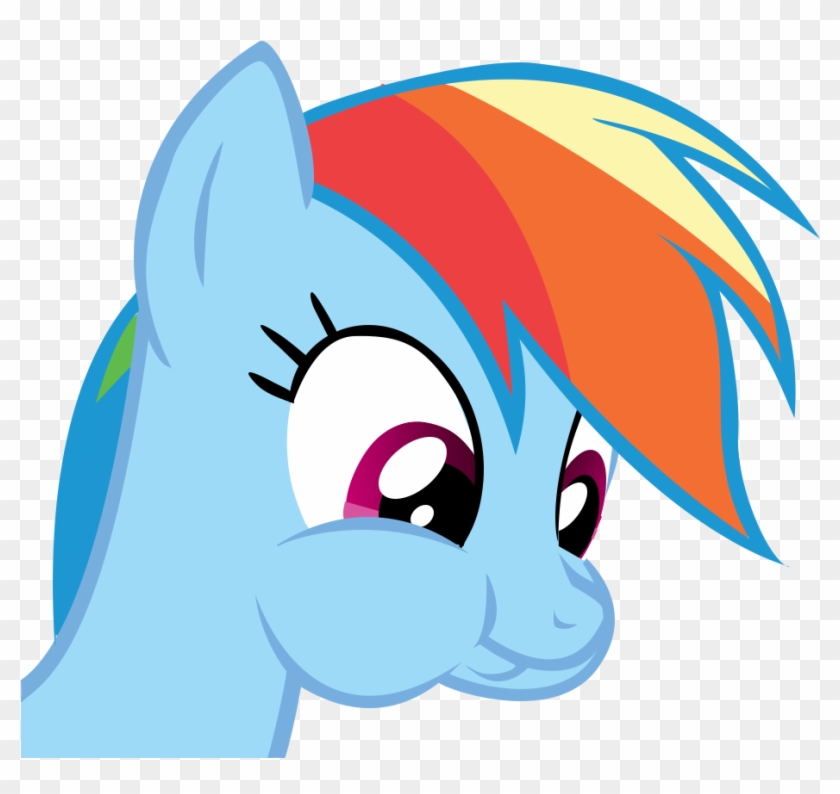 First Pony Vector By Frapsgamer13 First Pony Vector - Rainbow Dash Eating Png #1222408