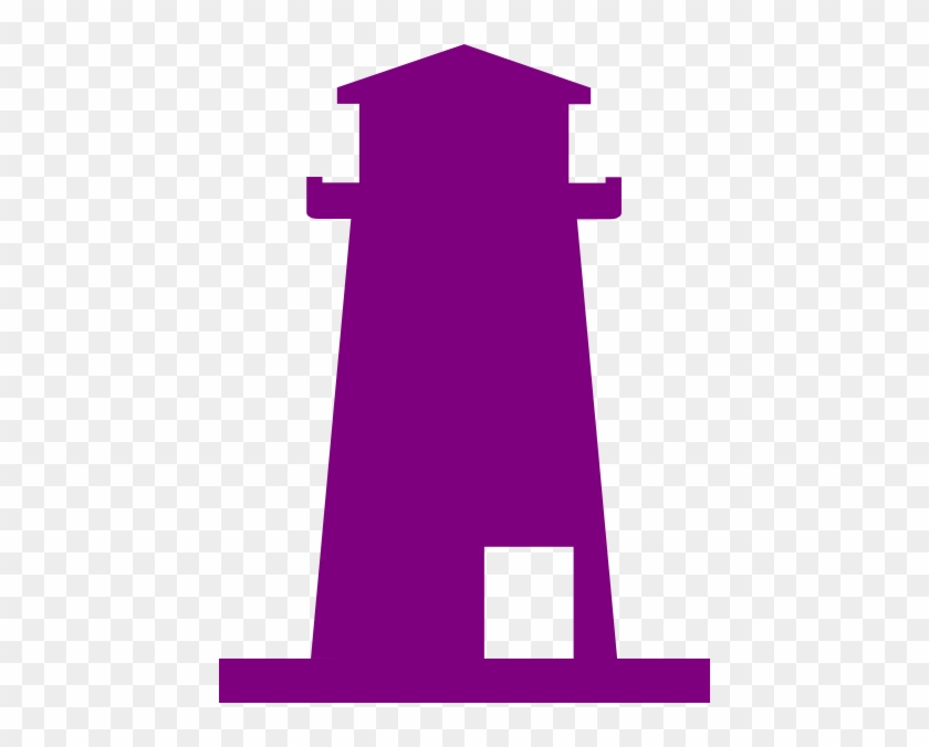 Purple Lighthouse Clipart #1222473