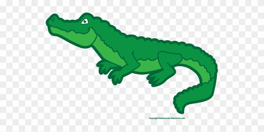 Pair Of Cartoon Crocodiles - Clipart Alligator #1222503