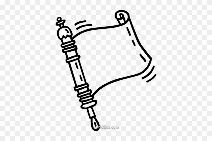 Torah, Scroll Royalty Free Vector Clip Art Illustration - Proverb #1222529