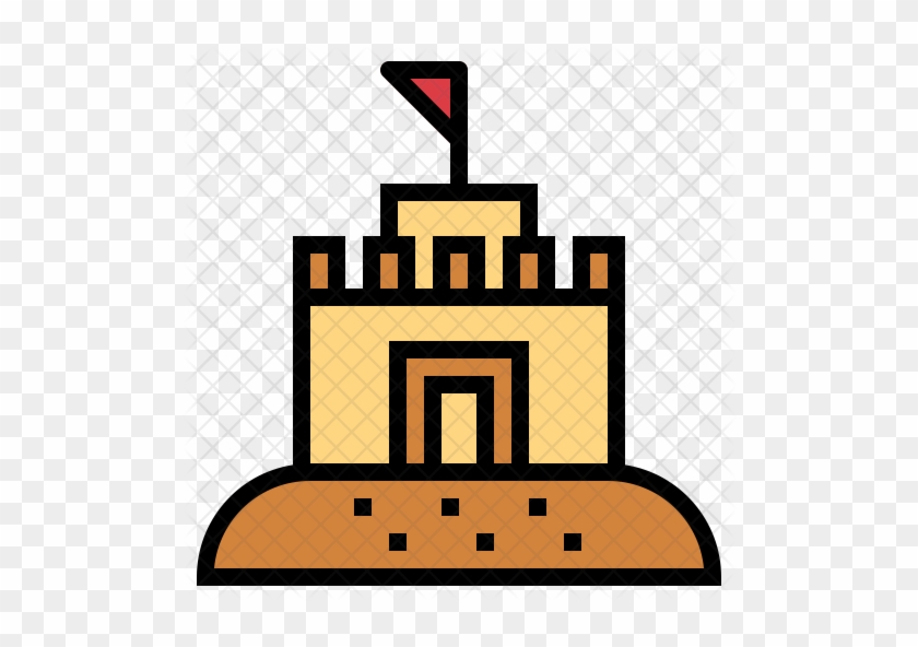 Sand Castle Icon - Sand #1222698