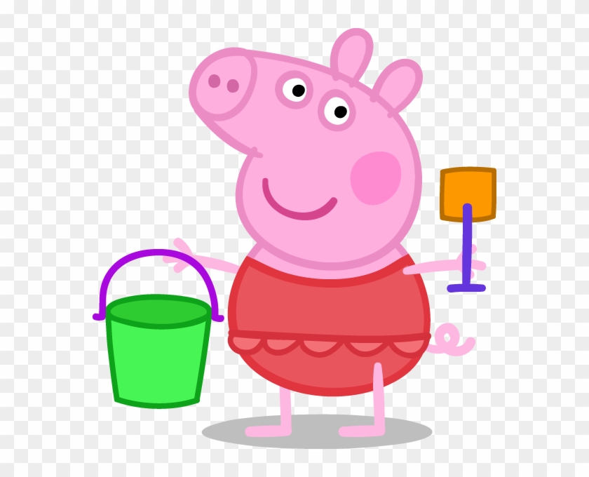 Sun Clipart Clipart Peppa Pig - Peppa Pig Jumping In Muddy Puddles #1222702