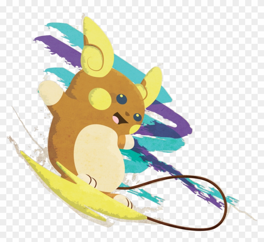 Amazing Fan Art Alolan Raichu With Sandcastle Pokemon - Raichu #1222707