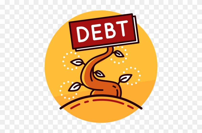 Debt Growth Icon Transparent Png - Debt #1223017