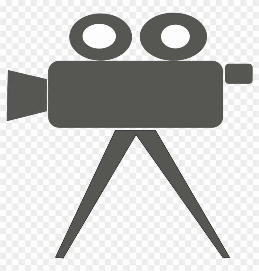 Video Camera On Tripod Clipart - Sign #1223051