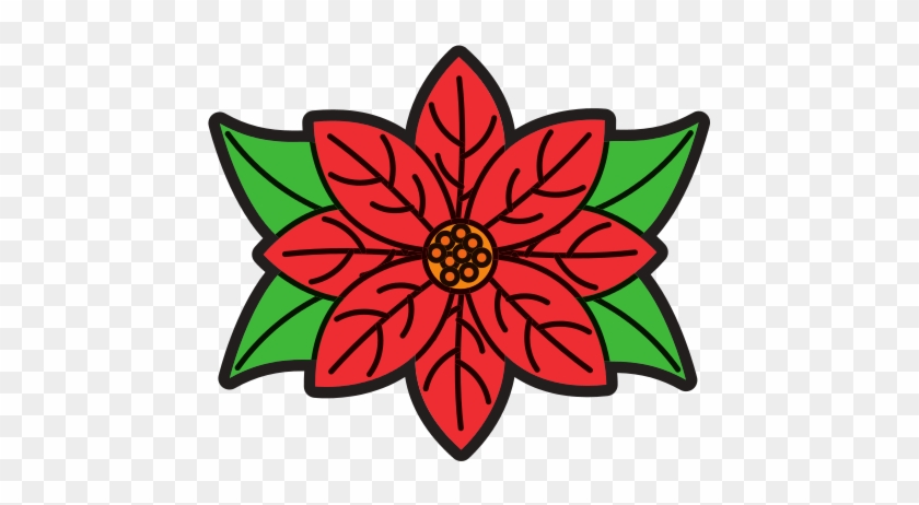 Poinsettia Flower For Christmas Decoration Natural - Christmas Decoration #1223099