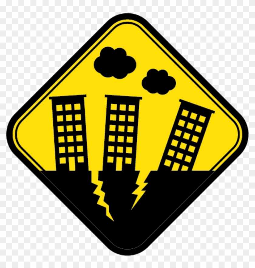 Earthquake Warning System Clip Art - Warning Signs For Earthquakes #1223119