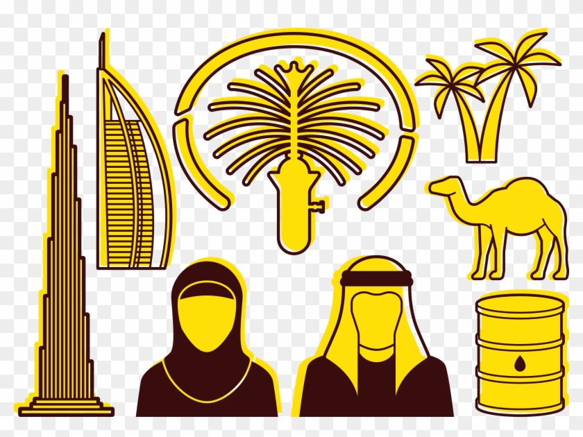 Dubai Euclidean Vector Clip Art - Vector Graphics #1223133