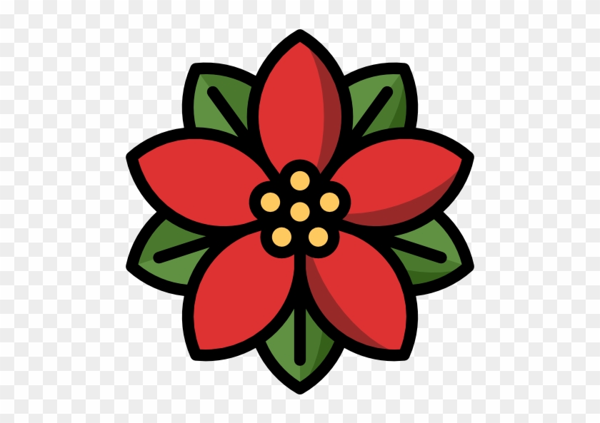 Poinsettia Free Icon - Poinsettia Free Icon #1223135