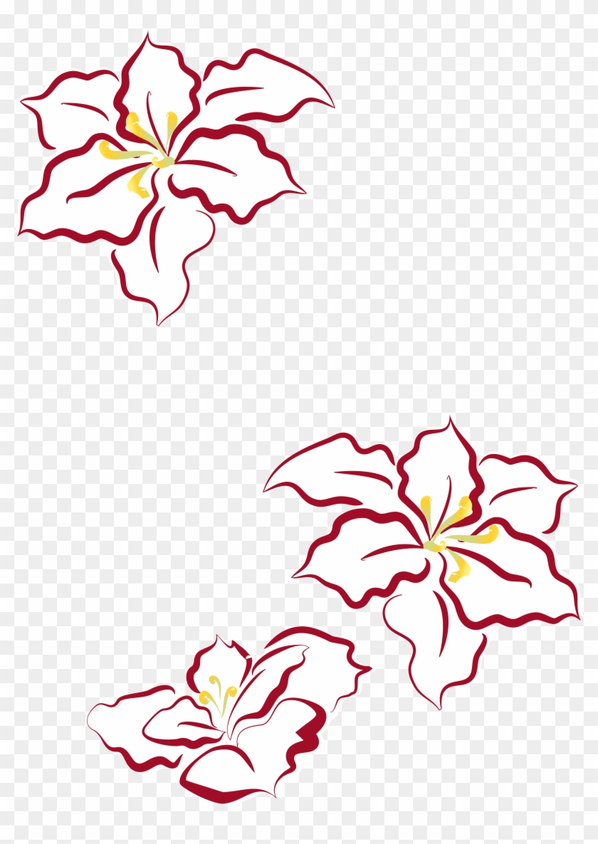 Designed For Christmas Decoration With Poinsettia Leaf - Poinsettia #1223175