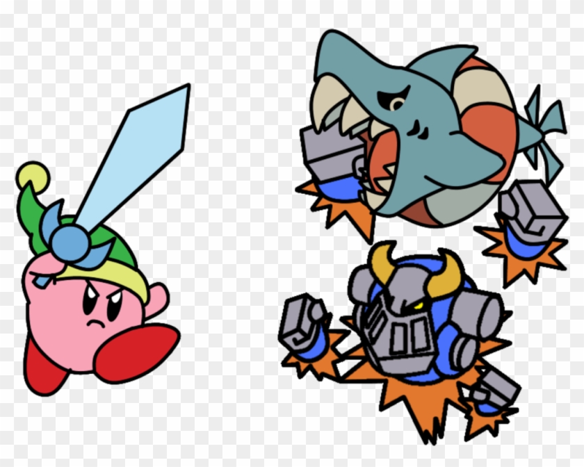 Kirby Vs Gobbler And Mega Titan By Domobfdi - Kirby Vs Gobbler And Mega Titan By Domobfdi #1223212