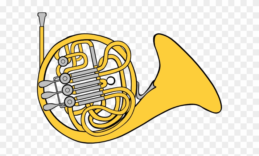 French Horn Clip Art - French Horn Clip Art #1223240