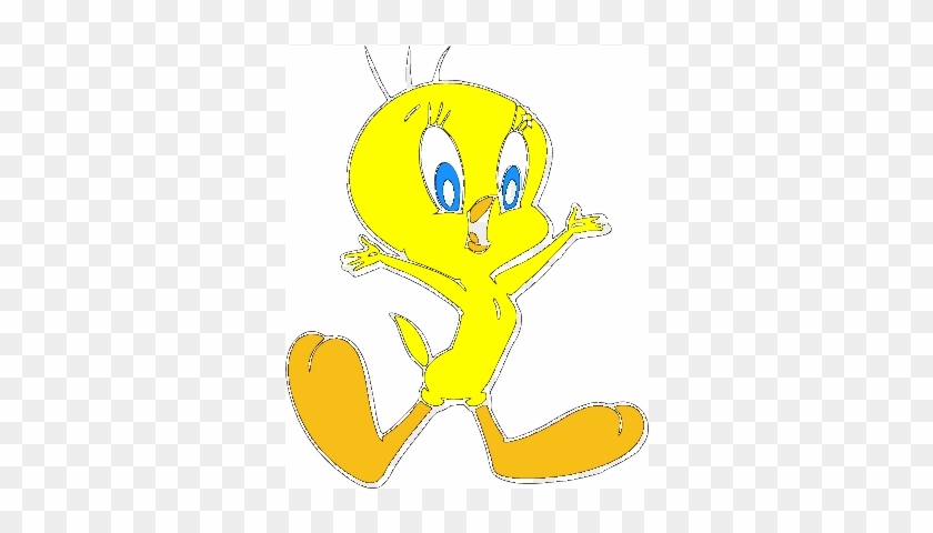 Looney Tunes Characters Tweety Bird Clipart - Tweety And Bugs Bunny #1223308