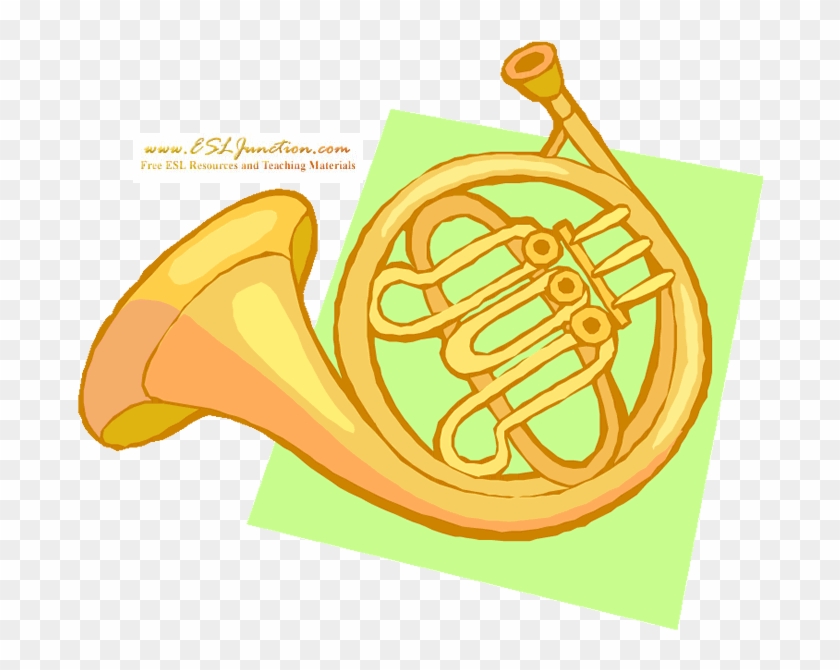 French Horn - French Horn Ornament (round) #1223314