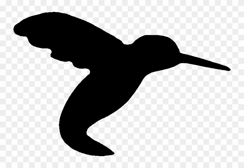 Transparent Black Hummingbird By Fantasystock - Clip Art #1223322