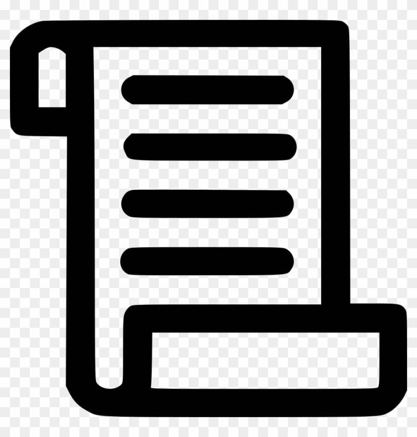 Note Document Bill Statement Check Debt Chit Comments - Icon Bill Png #1223594