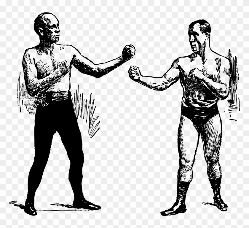 Clip Art Tags - Two Men Fighting Png #1223992