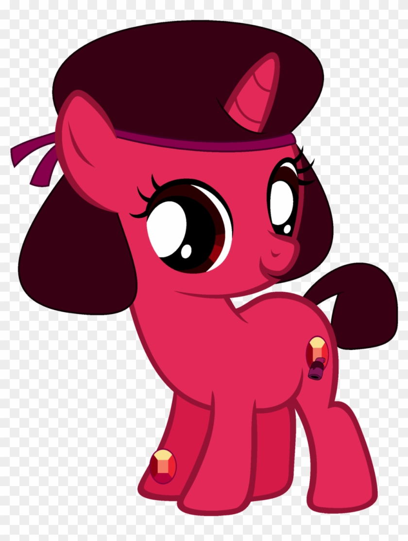Ra1nb0wk1tty, Ponified, Pony, Ruby , Safe, Simple Background, - Ruby Steven Universe Update #1224016