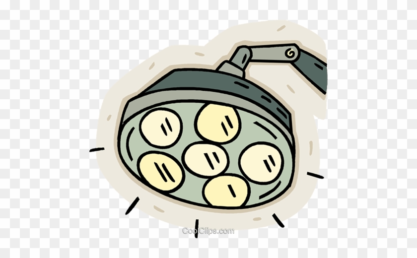 Medical Lamp, Surgical Lights Royalty Free Vector Clip - Operating Room Lights Clipart #1224067