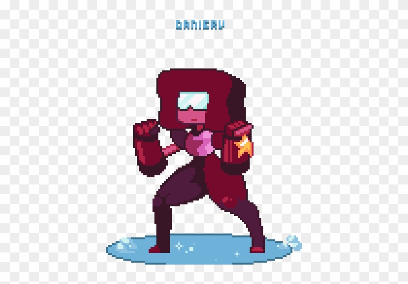 Garnet By Danmanr98 - Garnet Steven Universe Pixel Art #1224175