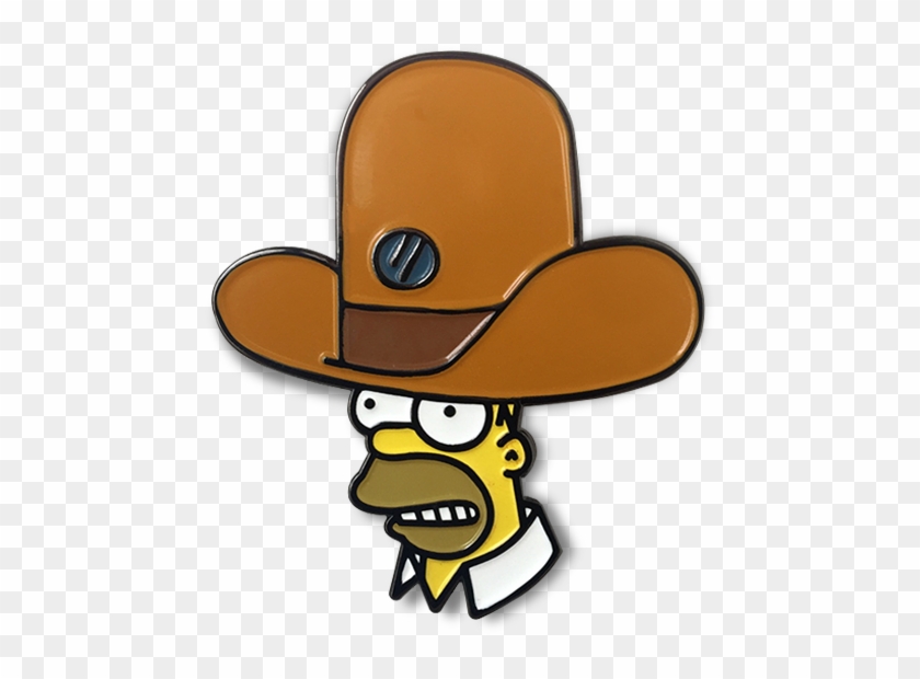 Homer's Oversized Novelty Hat Enamel Pin - Homer #1224187