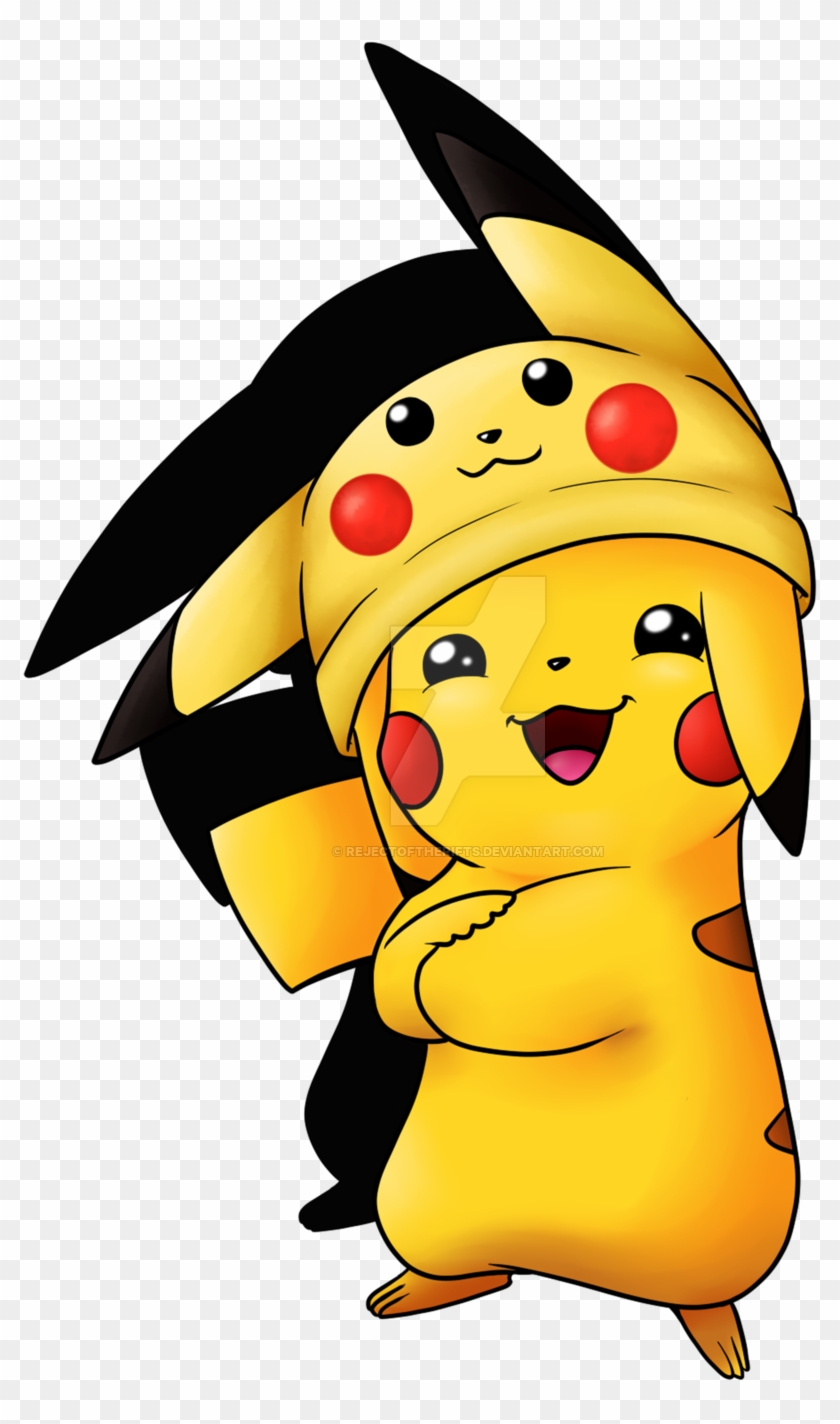 Pika Hat Pikachu By Rejectoftherifts Pika Hat Pikachu - Cute Pikachu With Hat #1224194