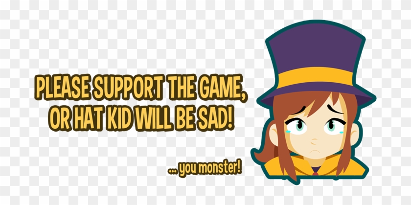 Please Supportthegame A Hat In Time Yooka-laylee Super - Hat In Time Font #1224214
