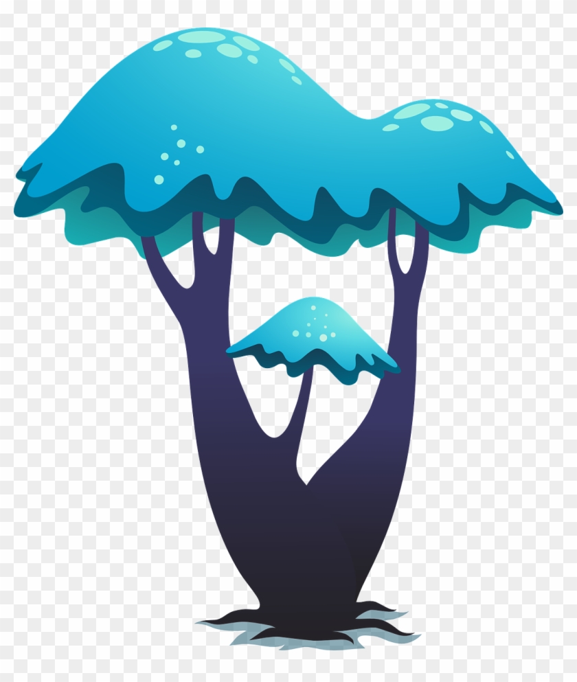 Tree Art Artwork Trunk Cartoon Png Image - Cartoon Tree Picture Pc Transparent Hd #1224272