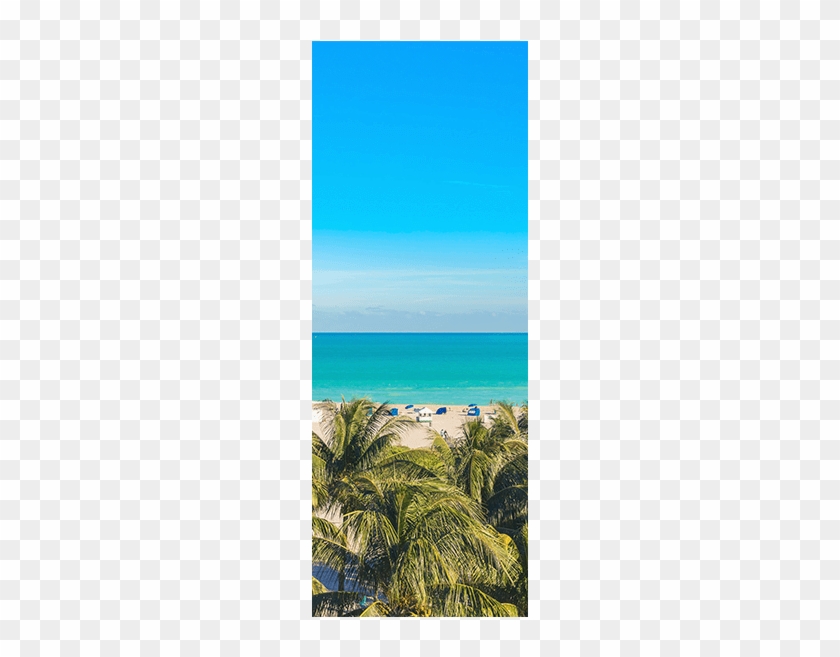 Miami Beach Door Mural Tropical & Beach Eazywallz - Sea #1224319
