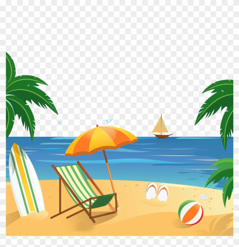 Summer Beach Png Image - Beach Summer Png #1224342