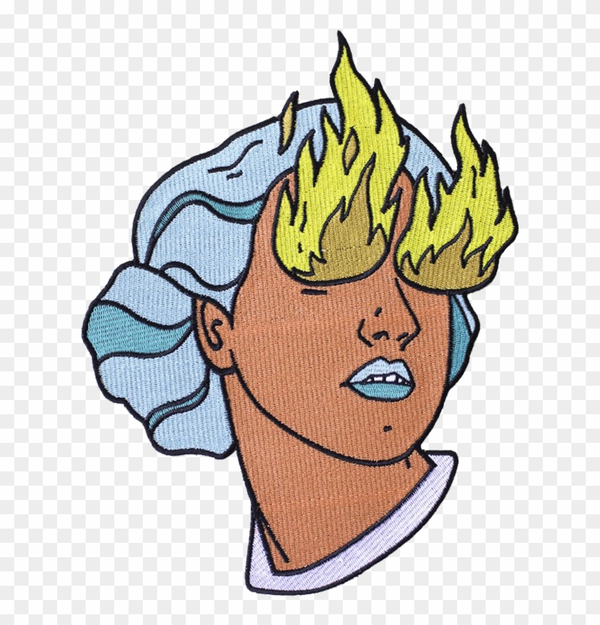 Fire Eye Girl Back Patch - Game #1224423