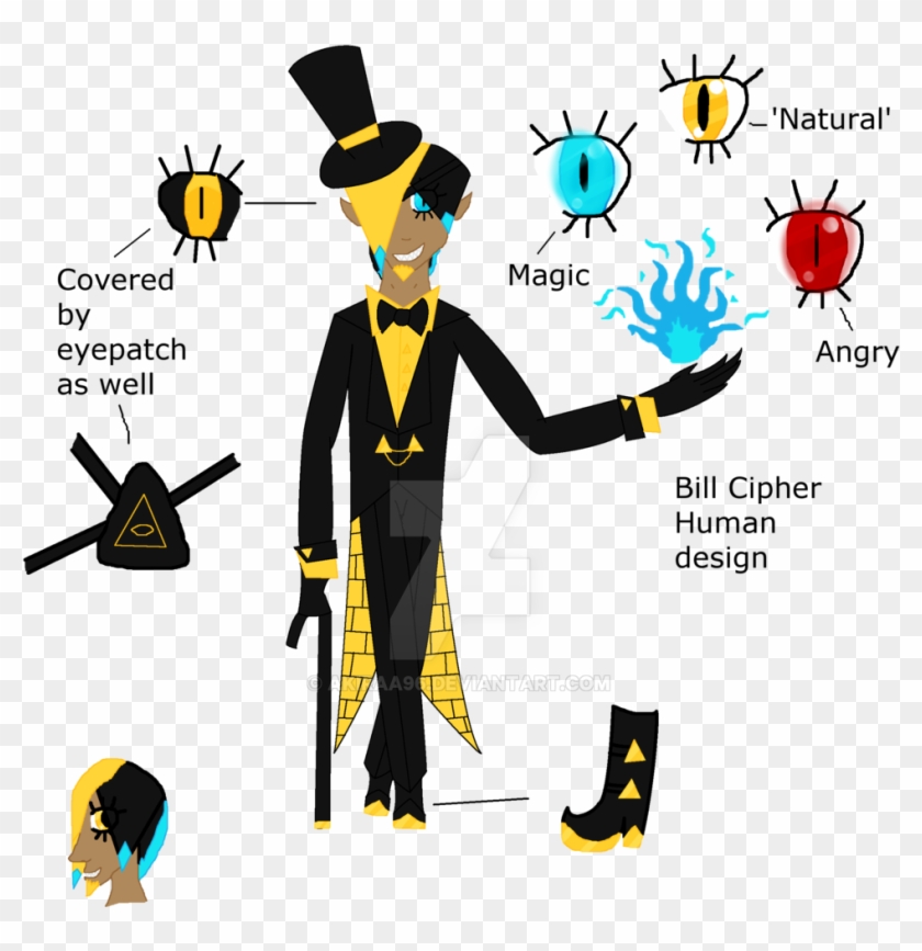 My Personal Bill Cipher Human Design By Akiraa96 - Drawing #1224507