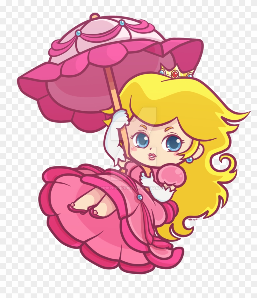 Princess Peach Clipart Transparent - Princess Peach Chibi #1224677