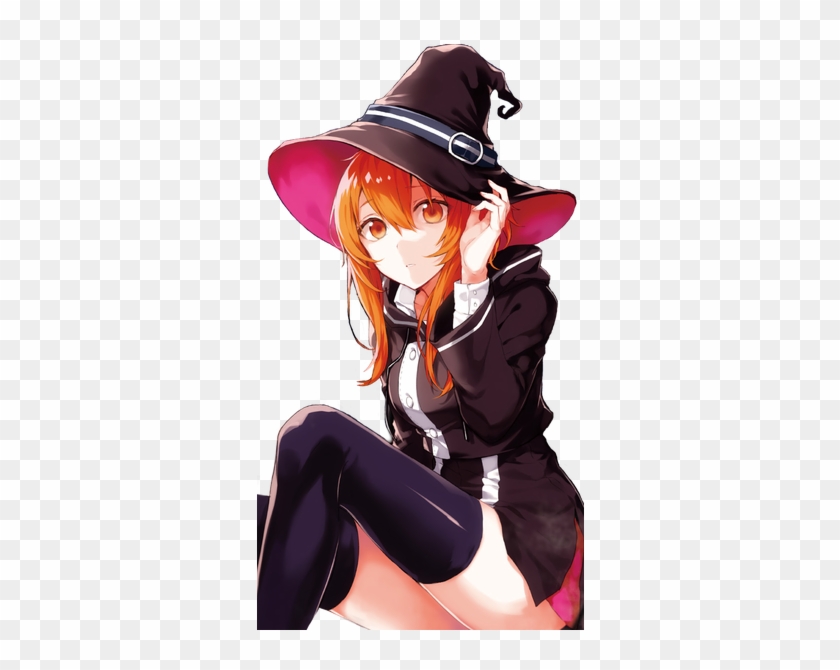 Anime Picture With Original Arisaka Ako's Witch Arisaka - Anime Witch Orange Hair #1224703
