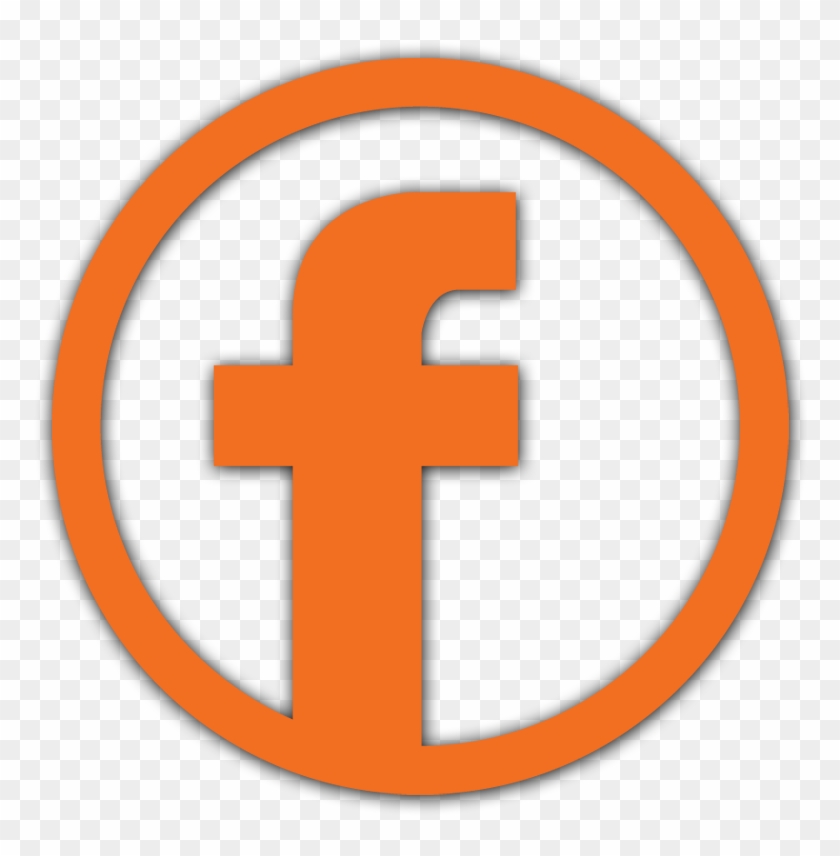 Facebook Icon Dark Orange #1224800