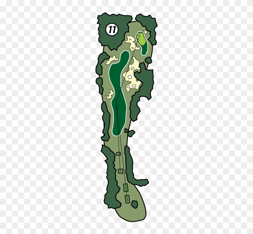 11th Hole 335 465 Par - Illustration #1224884