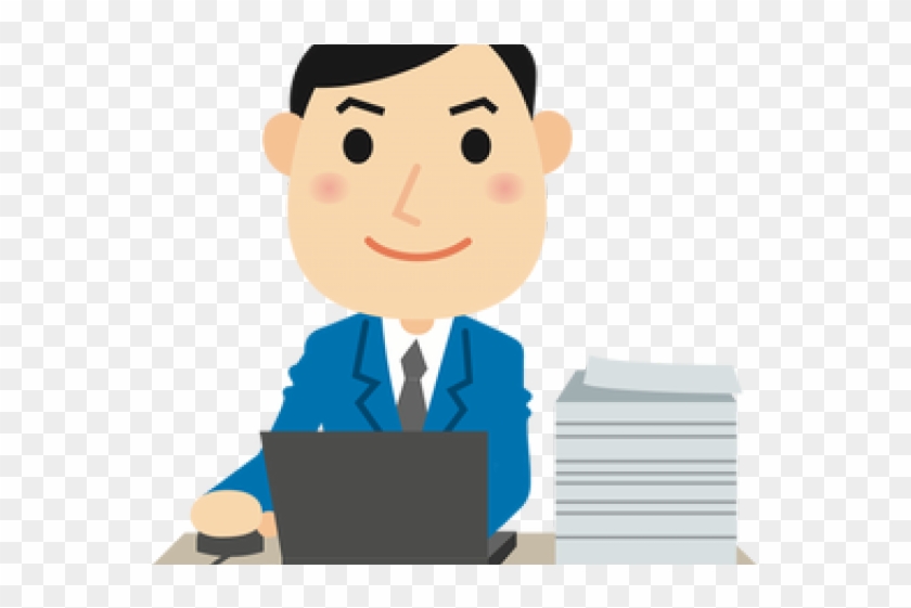 Bank Clipart Male - Computer User #1224898