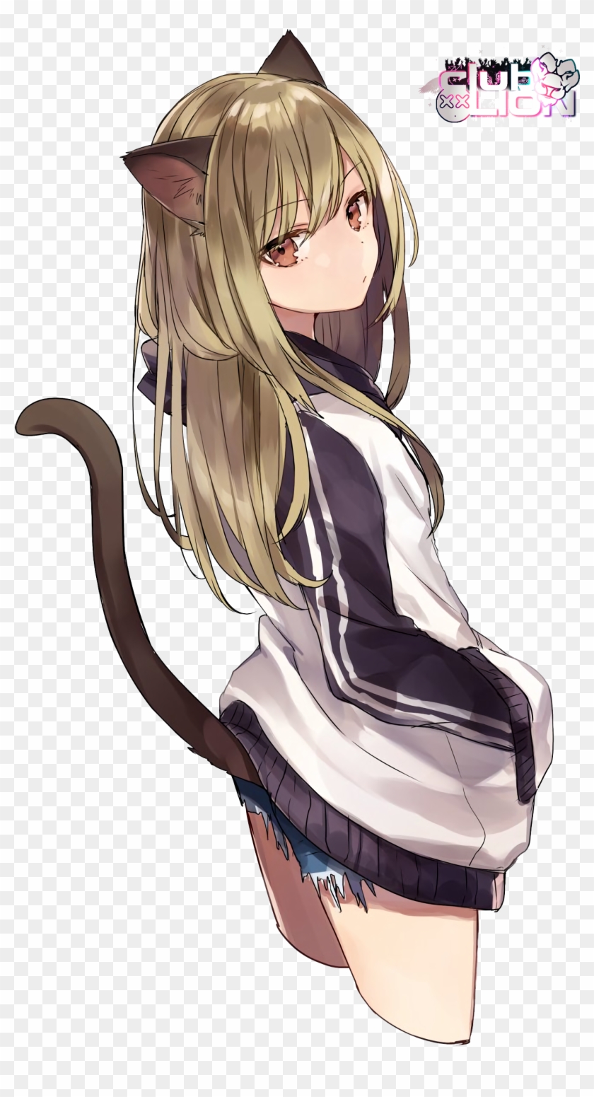 Original Neko Girl Anime Render - Anime Girl Neko #1225001