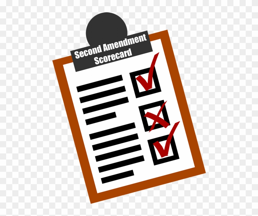 2017 Second Amendment Score Card Round - Acta Clipart #1225021