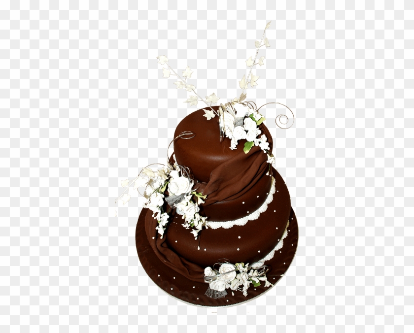 Chocolate Wedding Cake - Wedding Cake #1225156